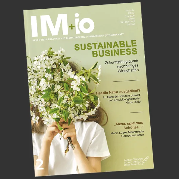 Architektur steigert das Innovationspotenzial titel IM+io den Scheer Review von CSMM-Managing-Partner Sven Bietau